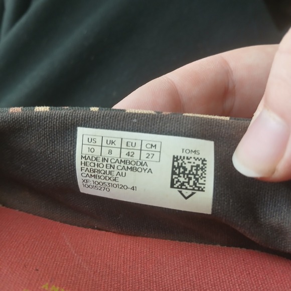 TOMS Women's Slip On Shoes Leopard Print Size 10 - Picture 4 of 8